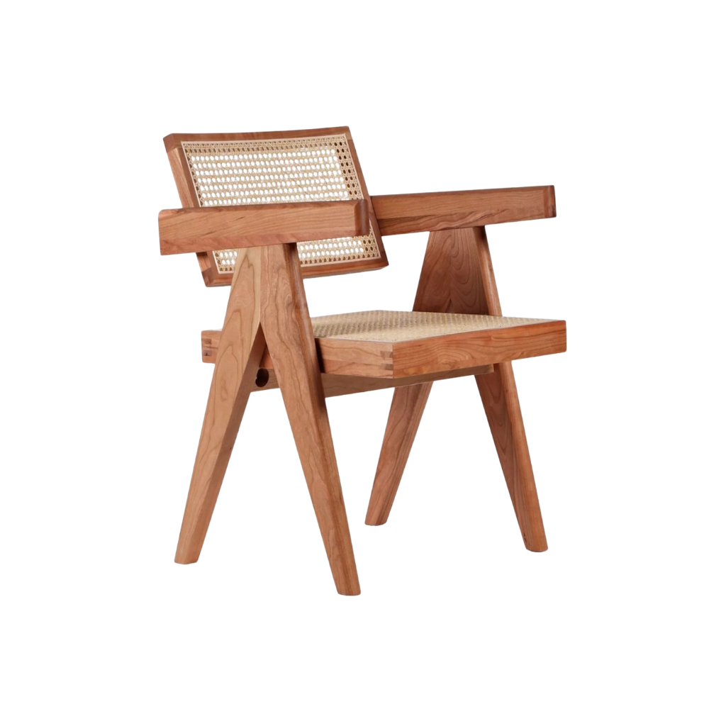 Homio Decor Rosewood Pierre Jeanneret Dining Chair