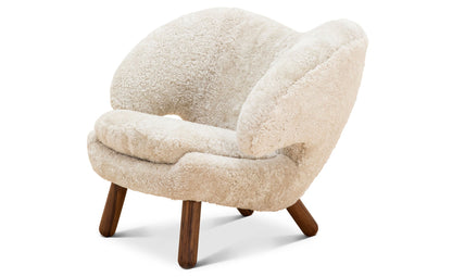 Homio Decor Shearling Pelican Chair