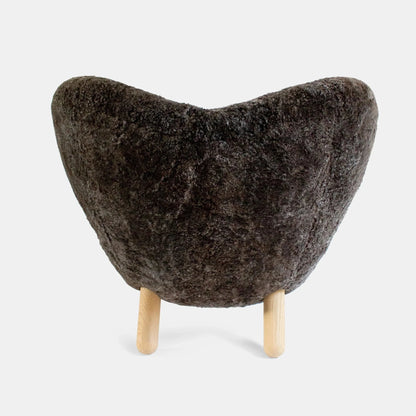 Homio Decor Shearling Pelican Chair