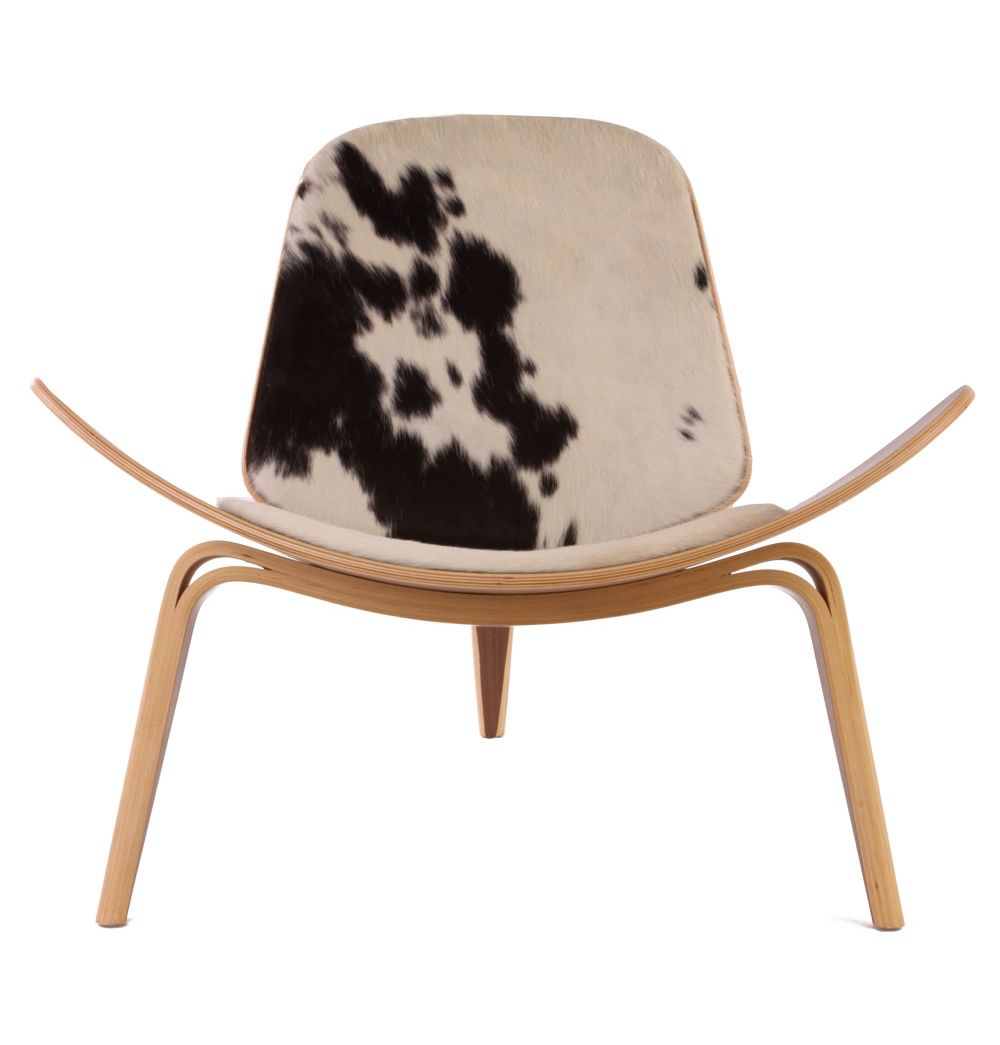 Homio Decor Shell Chair (Pony Skin)