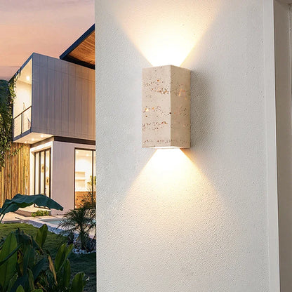 Homio Decor Siena Travertine Wall Sconce