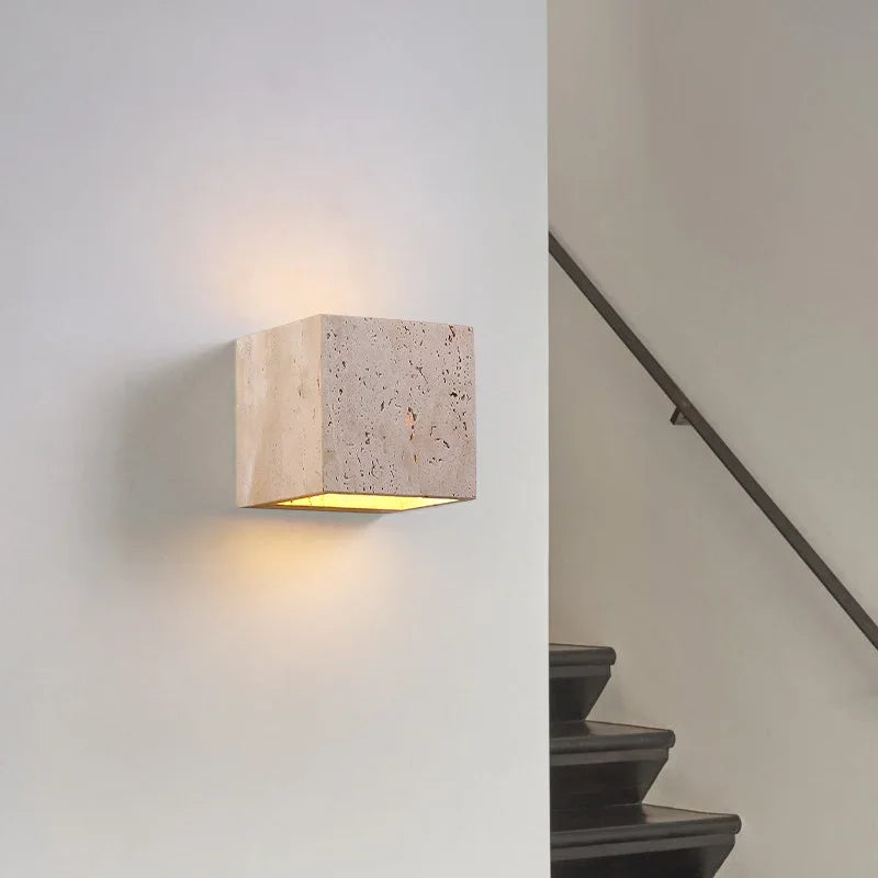 Homio Decor Siena Travertine Wall Sconce