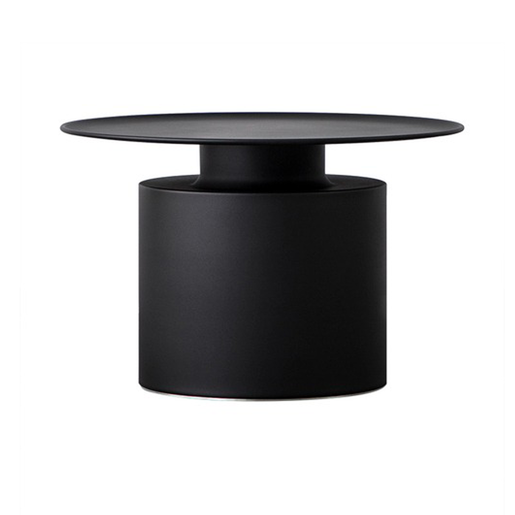 Homio Decor Small / Black Round Coffee Table