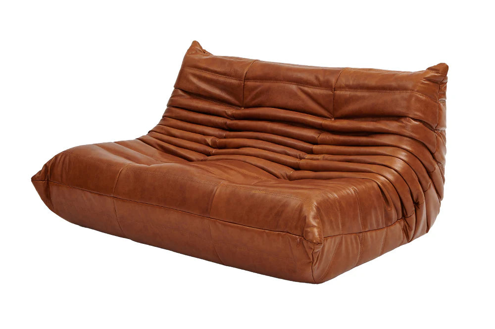 Togo Loveseat (2 Seater) - Leather - Homio Decor