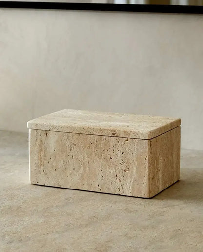 travertine storage box homio decr