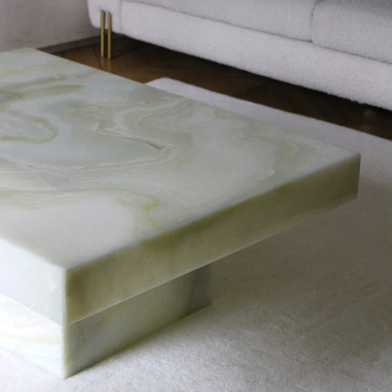 Homio Decor Verde Imperia Onyx Coffee Table