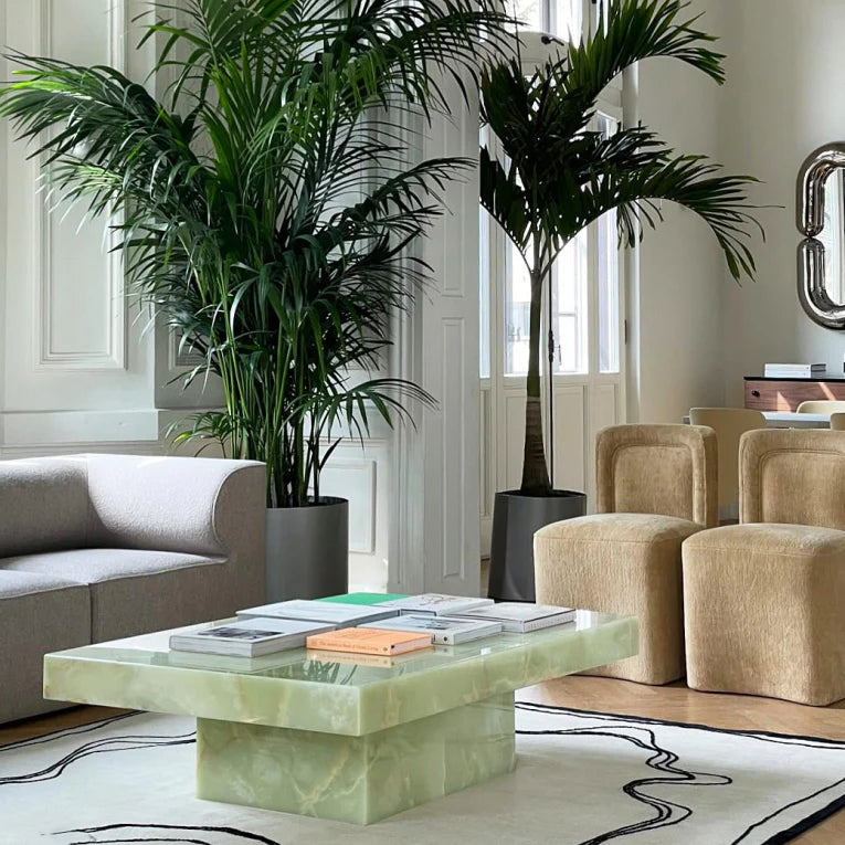 Homio Decor Verde Imperia Onyx Coffee Table