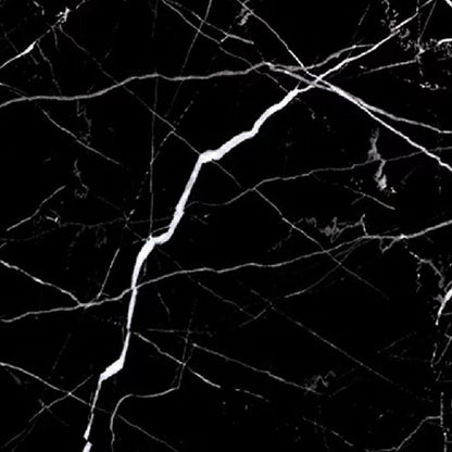 Homio Decor W 56" x D 31.5" x H 15.7" Black Marquina / 39' Italian Marble Block Coffee Table