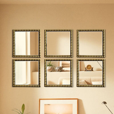 Homio Decor Wall Decor 1 Piece / 40x40cm Luxury Square Decorative Mirror