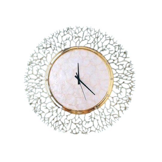 Homio Decor Wall Decor 60cm Luxury Golden Round Wall Clock