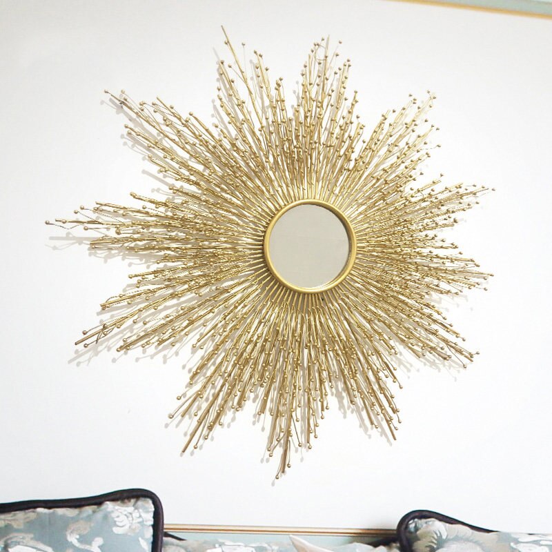 Homio Decor Wall Decor Decorative Sun Shaped Mirror