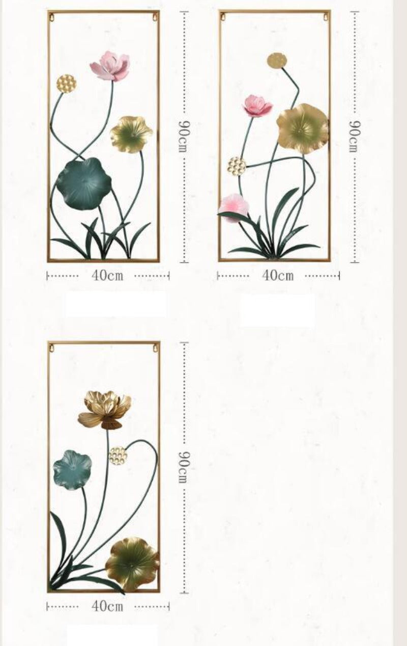 Homio Decor Wall Decor Lotus Wall Ornament