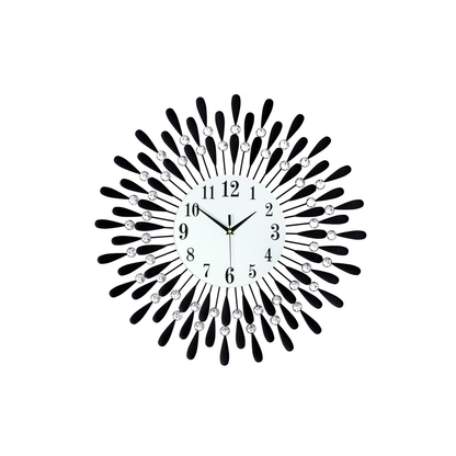 Homio Decor Wall Decor White / 70x70cm Crystal Sun Wall Clock