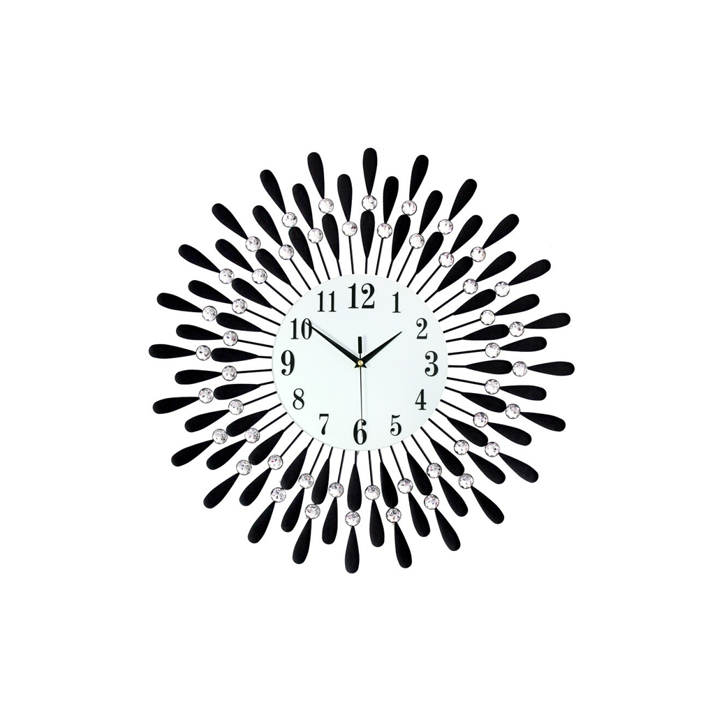 Homio Decor Wall Decor White / 70x70cm Crystal Sun Wall Clock