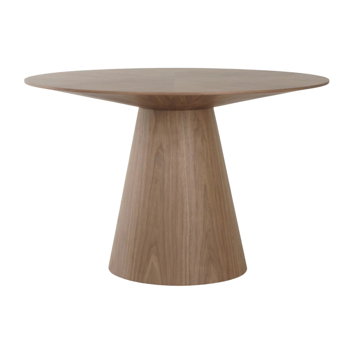 Homio Decor Walnut Round Table