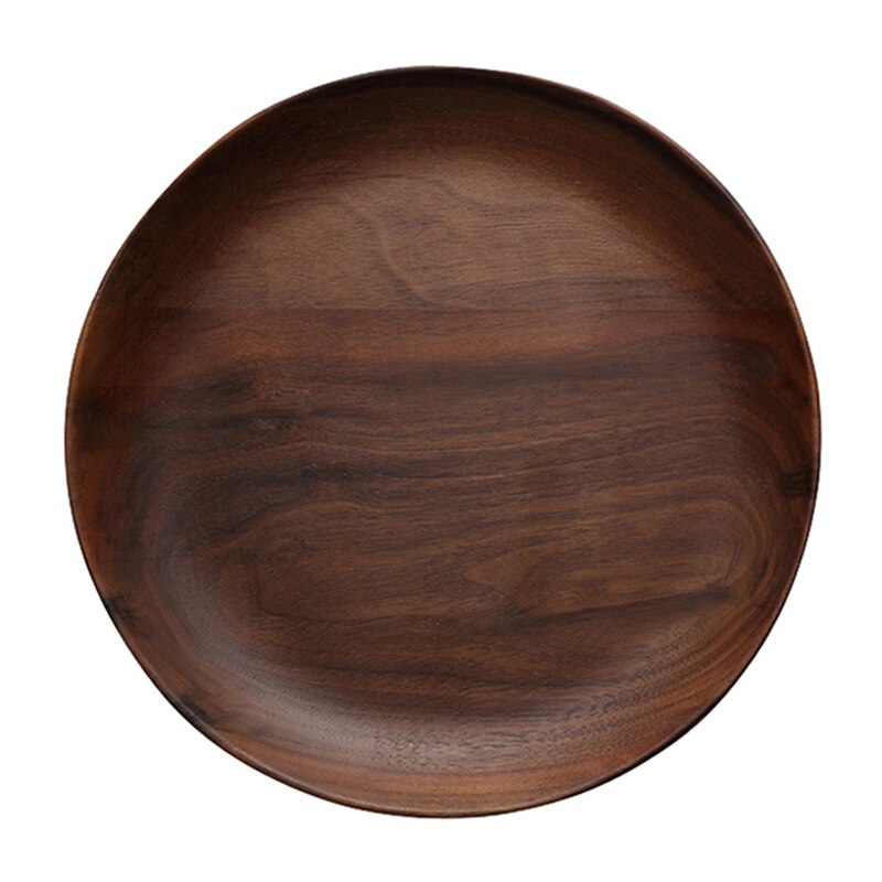 Homio Decor Wooden Homeware 15cm Walnut Wood Tableware