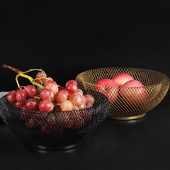 Homio Decor Woven Iron Fruit Basket